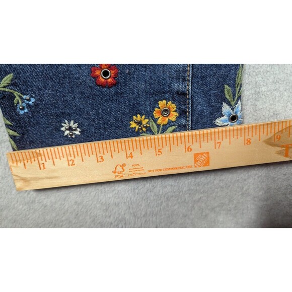 Driftwood Women Jeans Size 4x31 NWT Kelly Floral Embroidered Beaded Boot Hi Rise - Picture 11 of 12